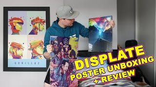 Displate Medium and Large Metal Poster Unboxing amp Review  Matte vs Gloss comparison [upl. by Robinett]