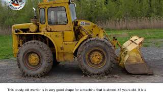 Classic Machines Caterpillars 922 wheel loader [upl. by Buatti]