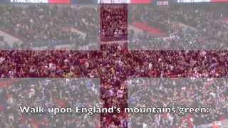 National Anthem England  Jerusalem [upl. by Akinnej686]