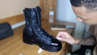 HOW TO SHINE MILITARY BOOTS 2019 [upl. by Alletnahs]