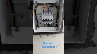 4 pole MCB wire connection [upl. by Anahcra]