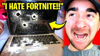 Reacting to the CRAZIEST Fortnite RAGES [upl. by Rogerson]