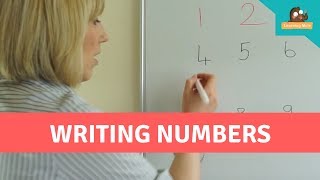 Writing Numbers from 110 for Kids  How to Write Numbers  Learning the English Numbers [upl. by Nosak508]