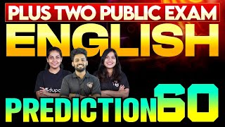 Plus Two Public Exam English  Prediction 60  Eduport Plus Two [upl. by Aramoiz]