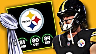 I Rebuild the Pittsburgh Steelers on Madden 24 [upl. by Anasiul]