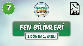 7Sınıf Fen Bilimleri  2Dönem 1Yazılıya Hazırlık [upl. by Lednek]