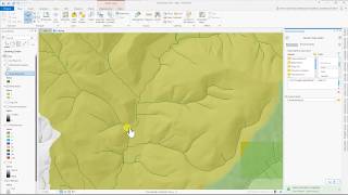 Hydrology Tools Map Tutorial – ArcGIS Pro [upl. by Casie]