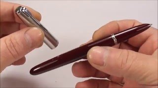 PARKER 51 AEROMETRIC FOUNTAIN PEN [upl. by Noynek700]