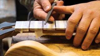 How to Use Crimson Guitars Fret Crowning and Fret End Dressing Files [upl. by Latif]