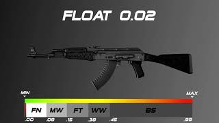 CSGO AK47  Slate  Skin wearfloat [upl. by Llejk]