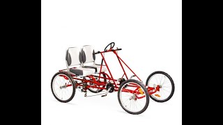 Quadracycle 21 Speed 4 Wheel Pedal Bikes [upl. by Seldun664]