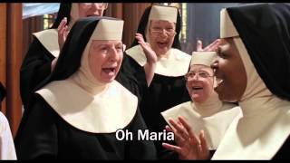 Sister Act 1992  quotOh Mariaquot  VideoLyrics HD [upl. by Conley499]