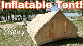 Yoleny Inflatable Tent  810 Person Glamping Tent Easy to Set up [upl. by Adnema]