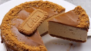 Cup Measurement  The Tastiest Lotus Biscoff Cheesecake  No Oven Cheesecake Recipe [upl. by Elleinahc]