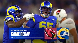 Rams OUTLAST Cardinals inch closer to clinching NFC West  Game Recap [upl. by Ordnazil]