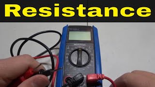 How To Measure Resistance With A MultimeterTutorial [upl. by Evalyn]