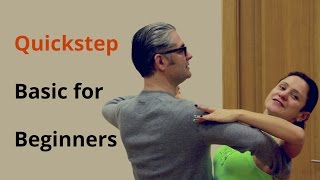 How To Dance Quickstep  Basic Steps for Beginners [upl. by Akkahs]