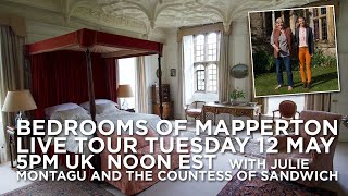 A romp through the bedrooms of Mapperton with the Countess of Sandwich and Julie Montagu [upl. by Lesser]