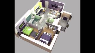 two bedroom house plans [upl. by Nosille]