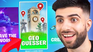 The Fortnite GEOGUESSER Mode [upl. by Annaet]