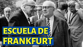 ¿Qué es la Escuela de Frankfurt Representantes teoría crítica y origen [upl. by Berny]