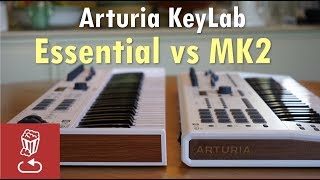 Arturia KeyLab MK2 vs Essential Is it worth the price difference [upl. by Nadnal]