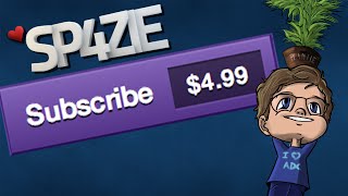 ♥ Sp4zie Subscribes on Twitch [upl. by Adolfo]