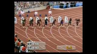 1992 Olympics Mens 100m final [upl. by Corabel662]