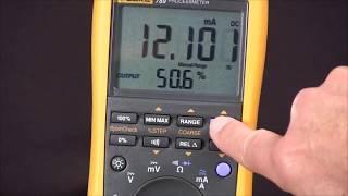 How To Source 420 Milliamps Using The Fluke 789 ProcessMeter [upl. by Aynwad314]