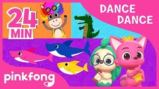 Baby Shark and more  Compilation  Dance Dance  Pinkfong Songs for Children [upl. by Craddock]