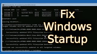 How to Fix Startup Repair in Windows 10  System Reserved [upl. by Atarman]