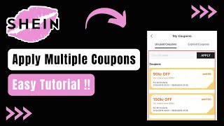 How to Apply Multiple Coupons on Shein [upl. by Thirza199]