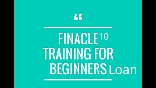 Finacle trainingFinacle 10 tutorialfinacle10finaclefinacle core banking software [upl. by Ihsir]