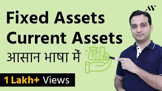 Fixed Assets and Current Assets  Explained in Hindi [upl. by Aikel555]