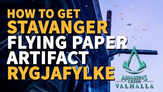 Stavanger Artifact Assassins Creed Valhalla Rygjafylke Flying Paper [upl. by Poppo]