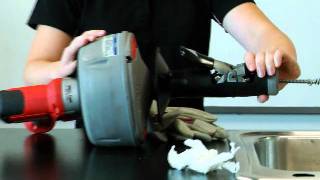 How To Use RIDGID® K45 Drain Cleaning Machine [upl. by Alahc]