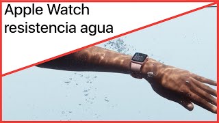 🌊 ¿Se puede mojar el Apple Watch ¿Y nadar en el mar o la piscina 🏊 [upl. by Roxi708]