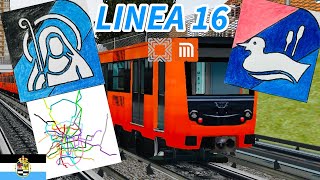 Línea 16  Plan Maestro Metro CDMX 2024 [upl. by Ronnica2]