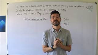 3 Campo eléctrico Velocidad a partir de diferencia de potencial [upl. by Nothsa]