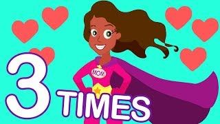 3 Times Table Song  LEARN MATH for Kids Multiplication Song X3 [upl. by Rakel674]