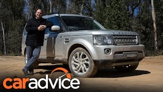 2016 Land Rover Discovery 4 OffRoad Review  CarAdvice [upl. by Annirtak]