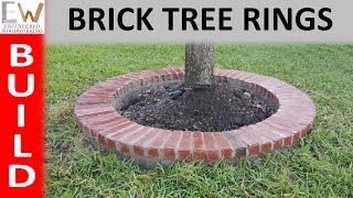 How to Build Brick Tree Rings  DIY [upl. by Quackenbush]