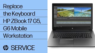 Replace the Keyboard  HP ZBook 17 G5 G6 Mobile Workstation  HP [upl. by Osswald]