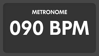 90 BPM  Metronome [upl. by Mckale]