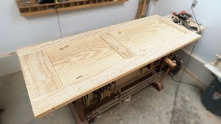 How To Make A REAL Door From Plywood [upl. by Ailev]