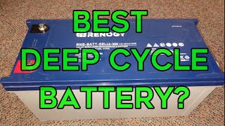 Best Deep Cycle Battery  Renogy 200 AH Deep Cycle Gel Battery Review [upl. by Platas]