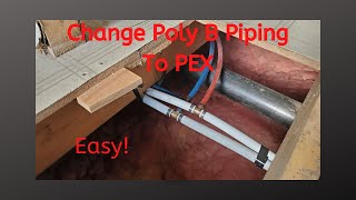 Change The Old Poly B Plumbing Pipes In Your Mobile Home To PEX  E052  BC Renovation Magazine [upl. by Hatcher]