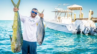 BOATING to the Bahamas Fishing for BIG Mahi Mahi amp Yellowfin Tuna Catch and Cook [upl. by Rosamond]