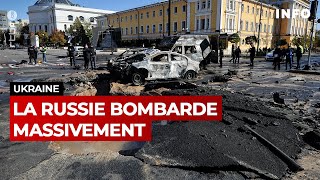 Ukraine  la Russie bombarde massivement  JT RTBF [upl. by Verger406]