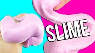 HAZ SLIME ESPONJOSO SIN BORAX  DIY FLUFFY SLIME  Tutoriales Belen [upl. by Ynos]